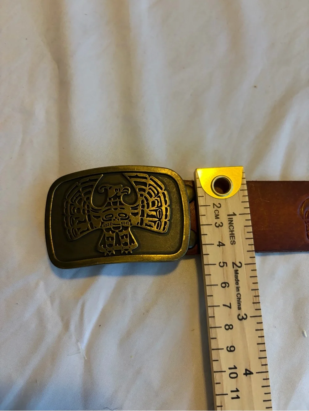 Lucky Brand Leather Belt – Size 42 – Brown